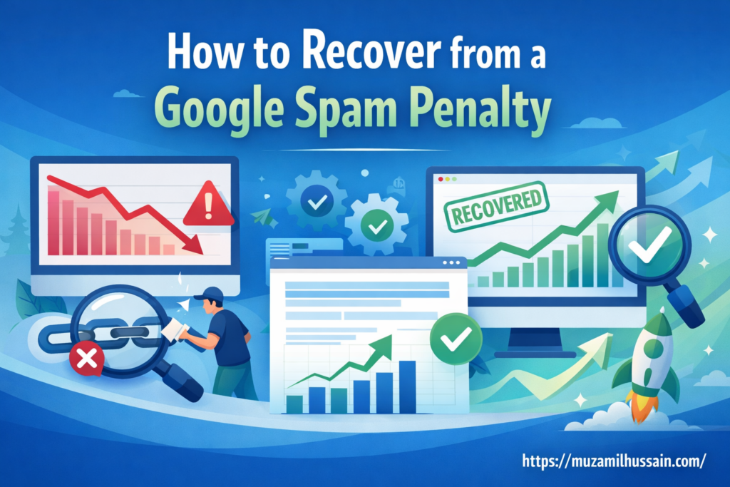 Google spam penalty recovery